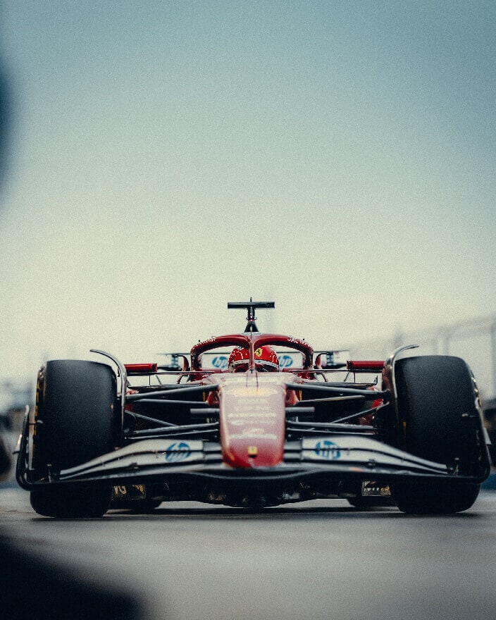 Ferrari F1 2025 car setup and configuration